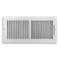 True Aire Tru Aire 6 in. H X 14 in. W 2-Way Powder Coat White Steel Wall/Ceiling Register C102M 14X06 - alternate 2